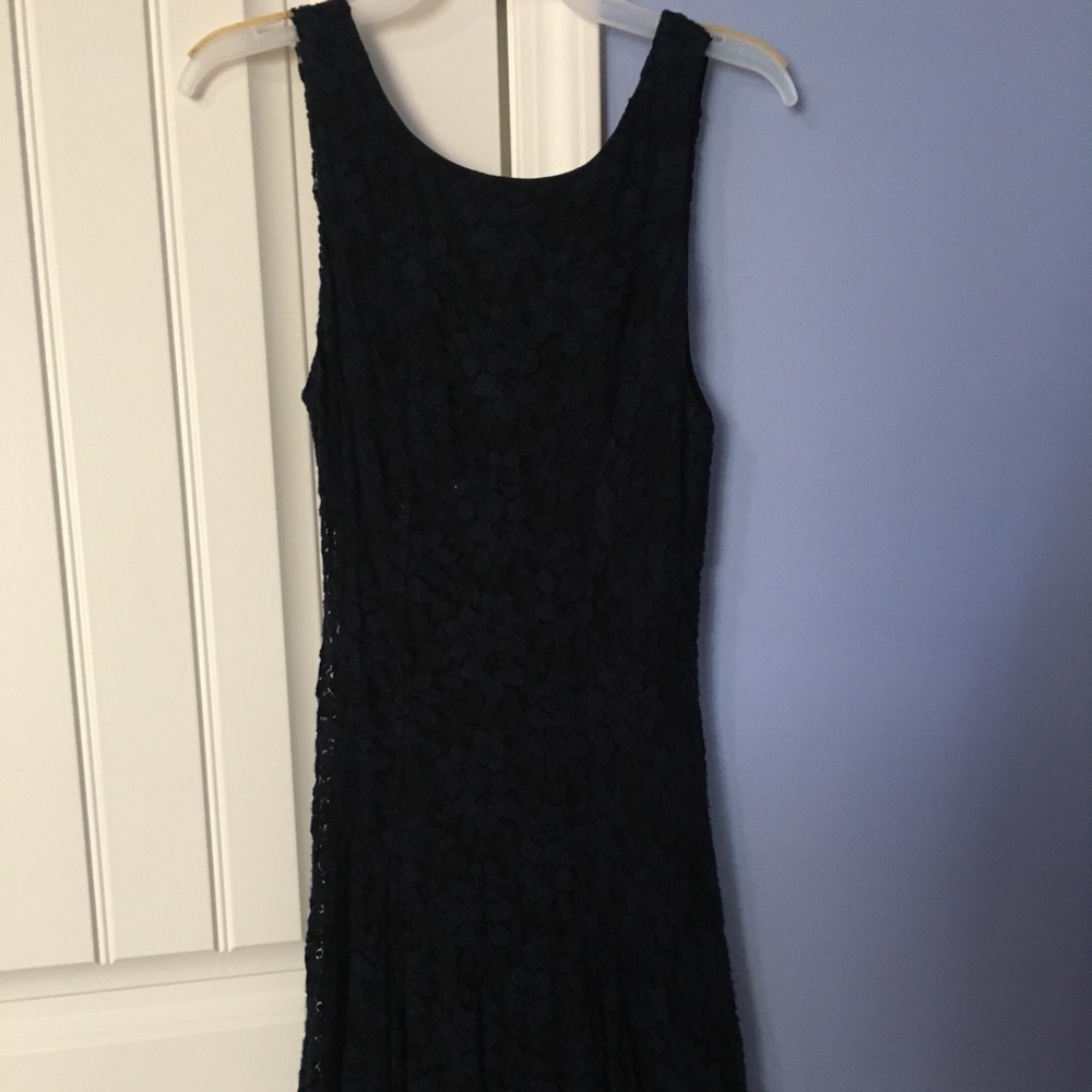 Knee length fitted flowy floral dress size S/M